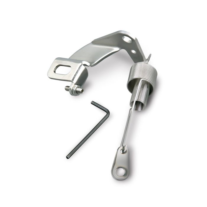 [12021-4] LOKAR STAINLESS CARBURETOR BRACKET AND STAINLESS THROTTLE RETURN SPRING SET