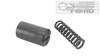 [00260] CAMSHAFT THRUST PLUNGER & SPRING-   X- OIL GROOVE FACES CAM 1928-34 
