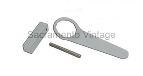 [00494-0] GAS GAUGE TOOL SET-  - stamped steel W/ NARROW OFFSET HANDLE - 1928-31
