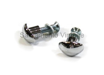 [01173-4] TOP 'T' BOLTS- OPEN CAR TOP / CHROME 1930-31
