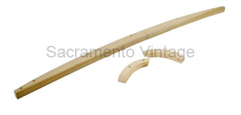 [01173-8] BELT RAIL WOOD- 3-PCS roadster 40-A 1928-29
