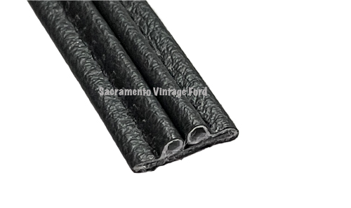 [01158-9] TOP WELTING- HYDEM STYLE (BLACK) opens in center for tacking