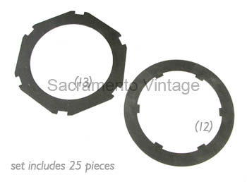 [03502] TRANSMISSION DISC SET (25) 1909-27 (12 SMALL - 13 LARGE)