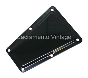[03481-1] TRANSMISSION DOOR- BLACK 1911-27 FORMED EDGE DESIGN - NO MARKINGS