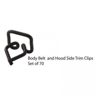 [06766] TRIM CLIP SET- BODY BELT & HOOD DELUXE 1939
