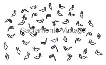 [06775] TRIM CLIP SET- DOOR PANEL TO DOOR (50 PCS) 1932-59
