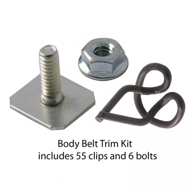 [06773] TRIM CLIP & BOLT SET-  BODY BELT 1941