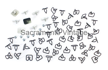 [06774] TRIM CLIP & BOLT SET- BODY BELT 1942-46
