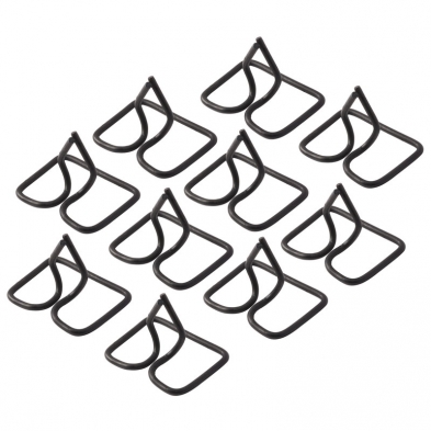 [08162-3] TRIM CLIPS FOR HOOD MOLDING STRIPS 1951-52 PU  SET OF 12
