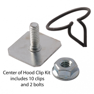 [06773-1] TRIM CLIP & BOLT SET-  TOP CENTER HOOD 1941