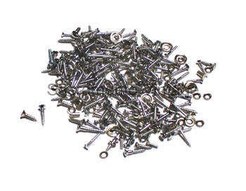 [00995-16] TRIM SCREWS- CHROME / SLOTTED - BRIGGS FORDOR SEDAN  W/O QUARTER WINDOWS 1928-29
