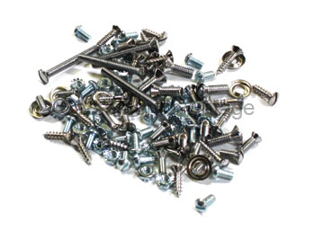 [00995-34] TRIM SCREWS- CHROME / SLOTTED -CLOSED CAB PICKUP 1930-31