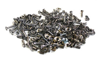 [00995-31] TRIM SCREWS- CHROME / SLOTTED - FORDOR SEDAN 1930-31