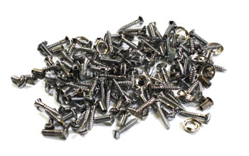 [00995-32] TRIM SCREWS- CHROME / SLOTTED - VICTORIA 1930-31