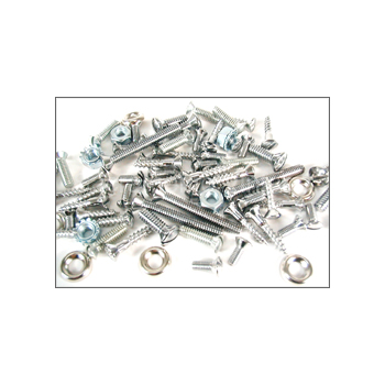 [00995-10] TRIM SCREWS- CHROME / SLOTTED  COUPE 1928-29