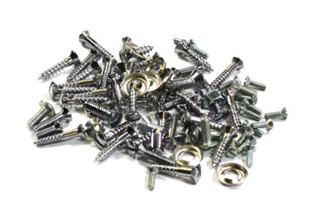 [00995-26] TRIM SCREWS- CHROME / SLOTTED - 2-DOOR PHAETON 1930-31