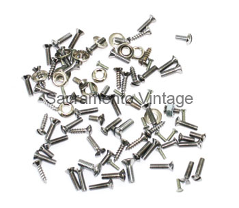 [00995-27] TRIM SCREWS- CHROME / SLOTTED- 4-DOOR PHAETON 1930-31