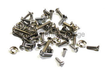 [00995-25] TRIM SCREWS- CHROME / SLOTTED - ROADSTER 1930-31