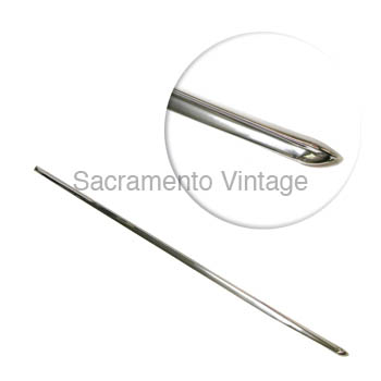 [498100-3] TRIM- FRONT DOOR S/S (RH) 49-5O Coupe 2 Door Convertible