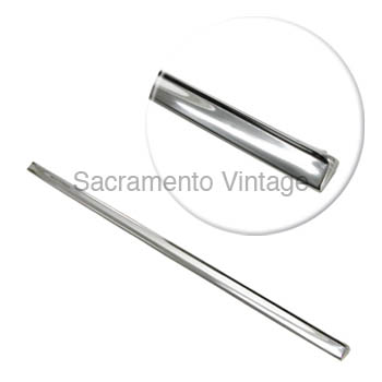 [498100-8] TRIM- REAR 1/4 S/S (LH) 1949-5O Coupe 2 Door Convertible