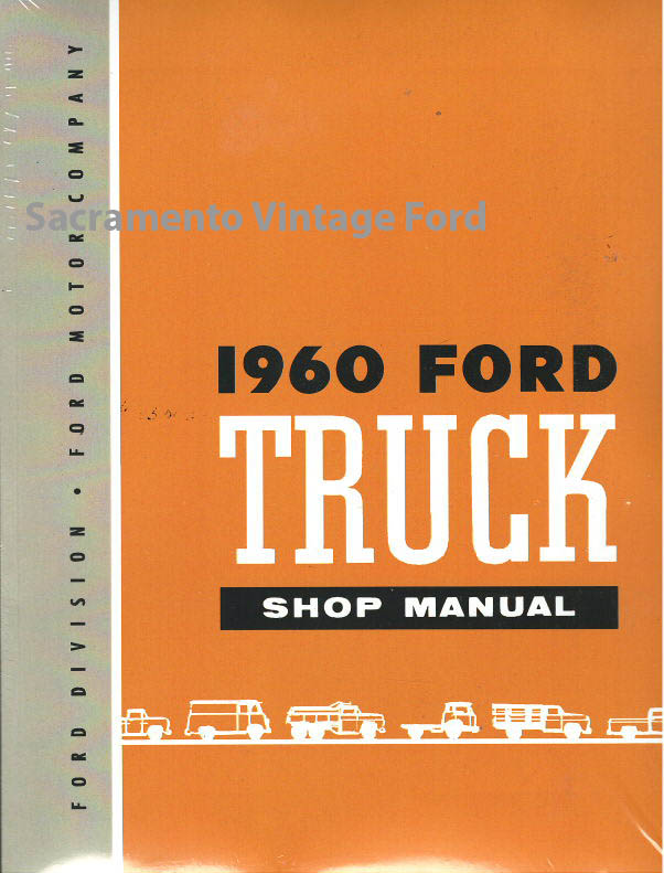 [09300-60] TRUCK SHOP MANUAL - F-100 1960