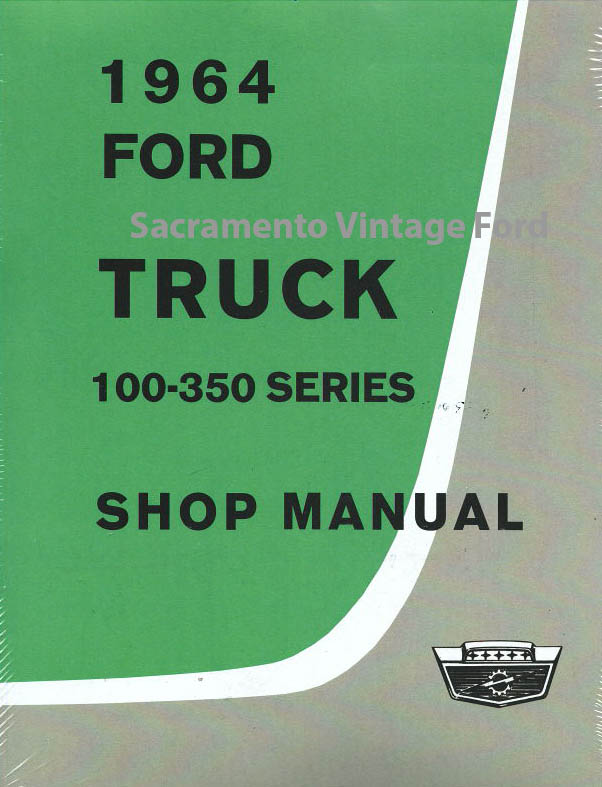 [09300-64] TRUCK SHOP MANUAL - F-100 1964