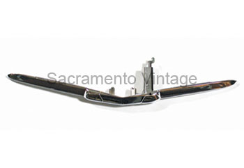 [498427] TRUNK HANDLE- CAR / CHROME 1951 WITH LOCK COVER - no lock cylinder