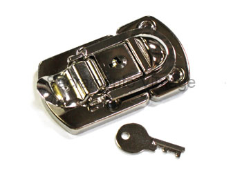 [01239-39] TRUNK LATCH- NOTCHED/locking 2 IN.X 3-1/2 IN.