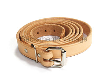 [01239-32] TRUNKS STRAPS NATURAL LEATHER 1IN BY 72IN