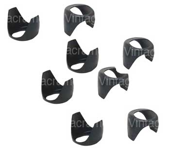 [01141-8] TUBULAR SHOCK LINK METAL CAPS (8)