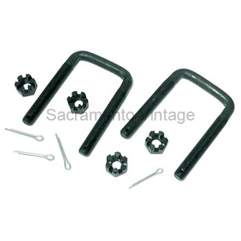 [00054-6] U-BOLT SET SQUARE- FRONT 1928-31 10 PCS