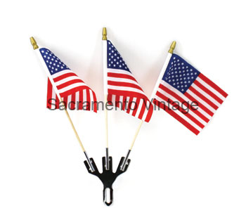 [09389-3] UNIVERSAL FLAG HOLDER WITH 3 FLAGS