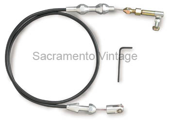 [13484-36] UNIVERSAL THROTTLE CABLE BLACK 36"