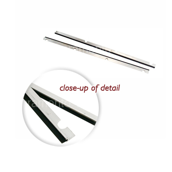 [00954-2] DOOR GLASS RUBBER ANTI-RATTLE & RETAINER-  COUPE 1930-31 23-1/2 LONG