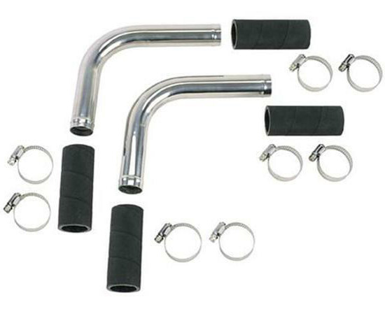 [17137] RADIATOR PIPE & HOSE SET- UPPER / STAINLESS 1949-53