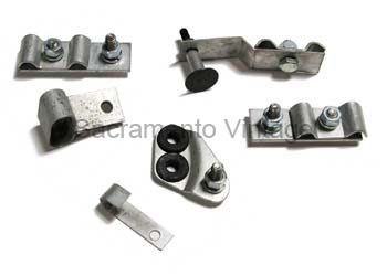 [05135-8] VACUUM LINE BRACKETS (set of 6) 1935-36 + OTHERS