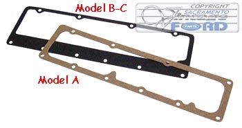 [00300] VALVE COVER GASKET- 1928-31 MODEL A HEAVY TAN PAPER