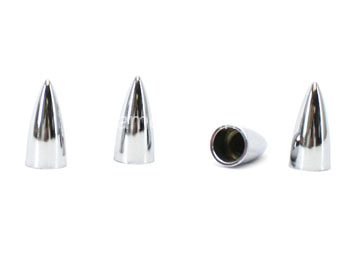 [02620-93320] VALVE STEM CAP- CHROME BULLETS