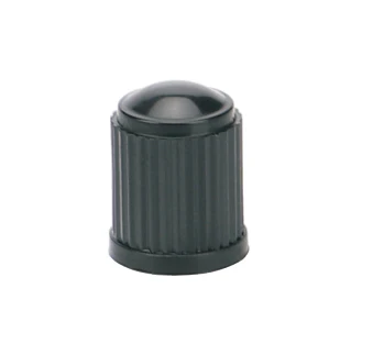 [00019-8-5] VALVE STEM CAPS (5) replacement 1928-80 BLACK PLASTIC DOME TOP