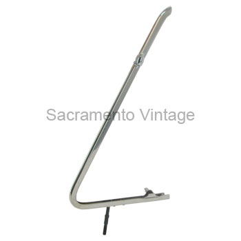 [08477-2] VENT WINDOW FRAME L.H 1953-55 POLISHED STAINLESS