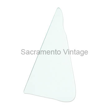 [16006] VENT WINDOW GLASS- clear 1953-55