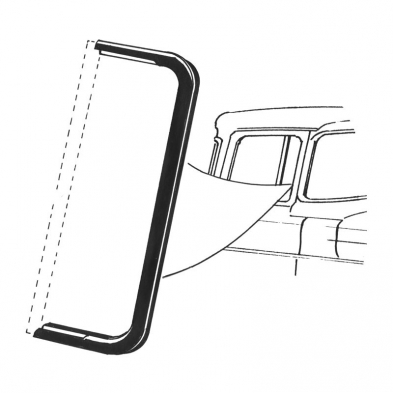 [08472-3] VENT WINDOW SEALS 1957-60