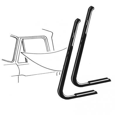 [08472-4] VENT WINDOW SEALS 1961-66
