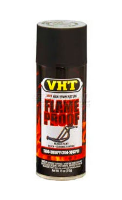 [00389-2] VERY HI-TEMP HEADER PAINT- BLACK SILICA-CERAMIC 11oz 1300-2000 DEGREE FLAT BLACK