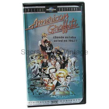 [09710-39] VIDEO- AMERICAN GRAFFITI Spanish Version VHS Full Screen