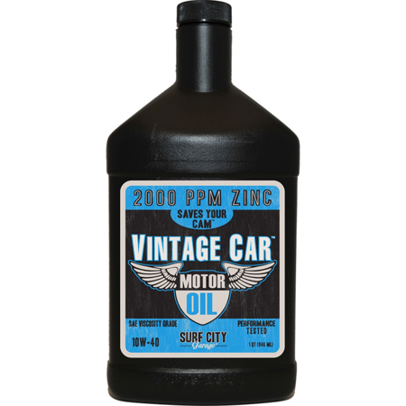 [SCG-516] VINTAGE CAR MOTOR OIL 10W-40 QUART 2000 PPM ZINC