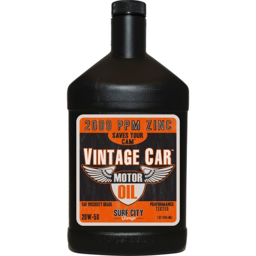 [SCG-517] VINTAGE CAR MOTOR OIL 20W-50 QUART 2000 PPM ZINC