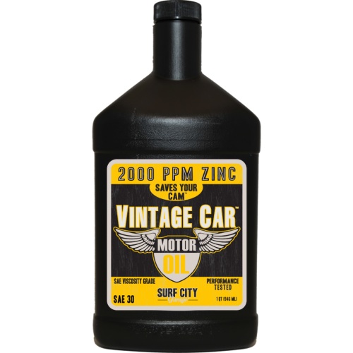 [SCG-518] VINTAGE CAR MOTOR OIL 30W QUART 2000 PPM ZINC SAE 30W