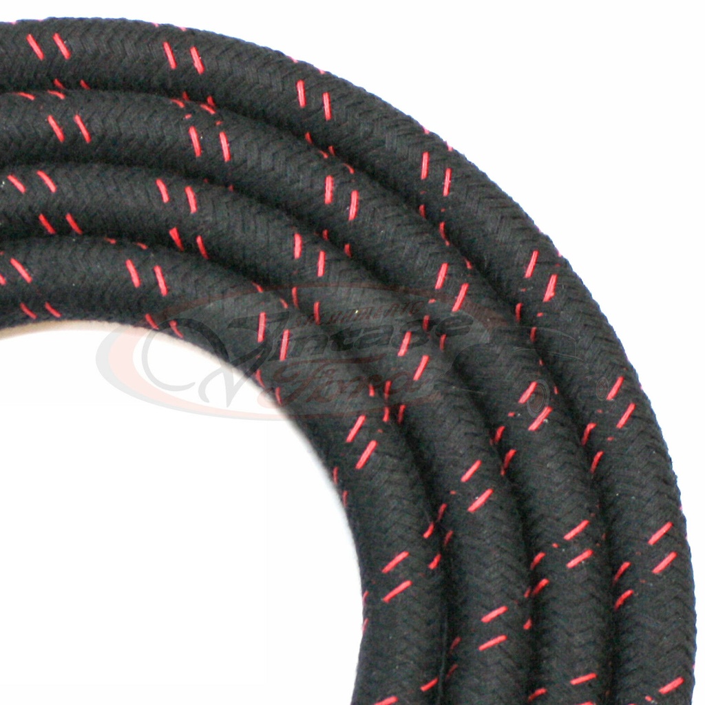 [17554] VINTAGE HOT ROD WIRE LOOM 1/2 DIA 6FT ROLL