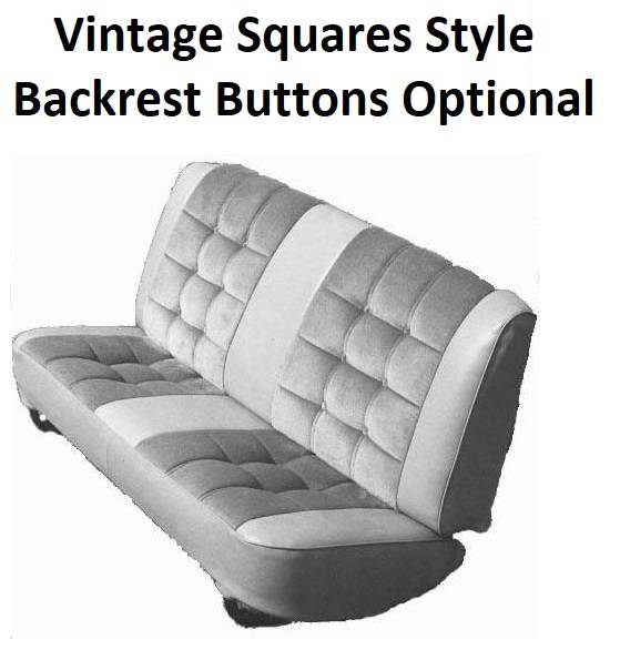 [08724-1] VINTAGE SQUARES- all tweed back buttons